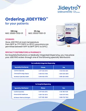 Ordering JIDEYTRO Guide